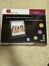 PixStar 15 inch Large Digital Frame WiFi | Free Unlimited Cloud | Share Video