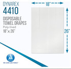 Dynarex General Purpose Towel Drape Sterile 18 W X 26 L Case of 50 / Code 4410_0 — photo 6