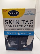 Dr. Scholl's Skin Tag Remover Complete Care Remove  Restore 12 Tments Ex 1/27 