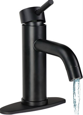 Empire Brass VF77BMT-A RV Bathroom Faucet Matte Black 1 Hole Single Lever