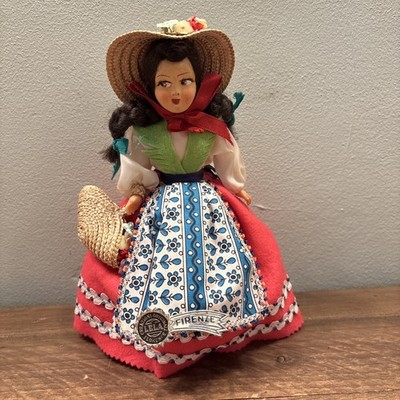 Vintage Firenze Lela Florence Original Souvenir Puppe 0211 D 