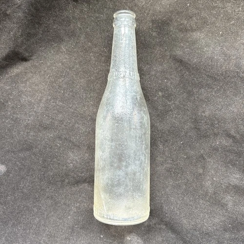 Vintage Canada Dry Clear Textured  Soda Bottle 12oz