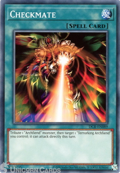 DCR-EN089 Checkmate :: Common 25th Anniversary Edition Mint YuGiOh Card