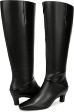 Franco Sarto Andria Women's Pointed Toe Knee High Boot NW/OB