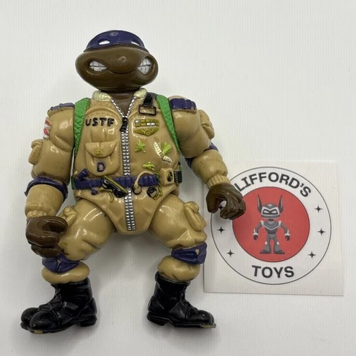 Vintage TMNT Teenage Mutant Ninja Turtles Pro Pilot Don 1991 Action Figure
