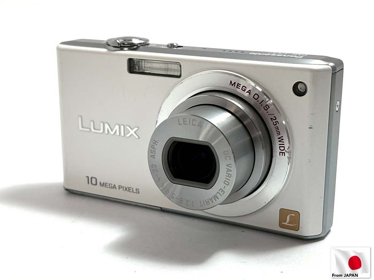 Panasonic LUMIX DMC-FX37 10MP 5x Compact Digital Camera White From 