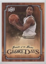 2009-10 Upper Deck Greats of the Game Glory Days Mateen Cleaves #104 0d2