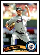 Jon Niese 2011 Topps #147 New York Mets MLB READ FREE SHIPPING AutographDen
