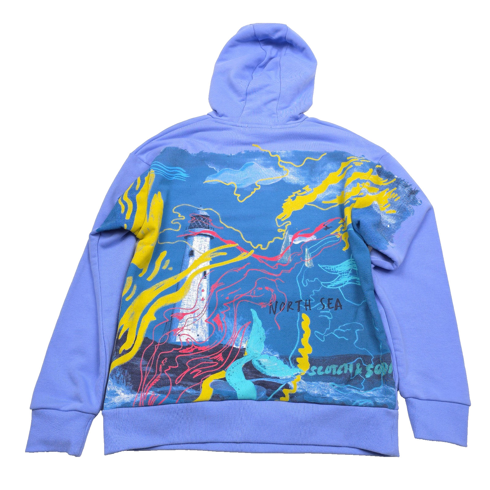 168 Scotch - Soda Back Lighthouse Artwork Hoodie Mens Size Small 15790₽