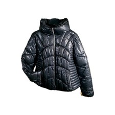 Guess Full Zip Quilted Puffer Jacket Women’s Size XL Black NWT 22LMP808