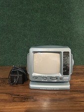 JWIN Personal Television with AM/FM Radio/ Black White/ 5.5/ JV-TV1011 Blue