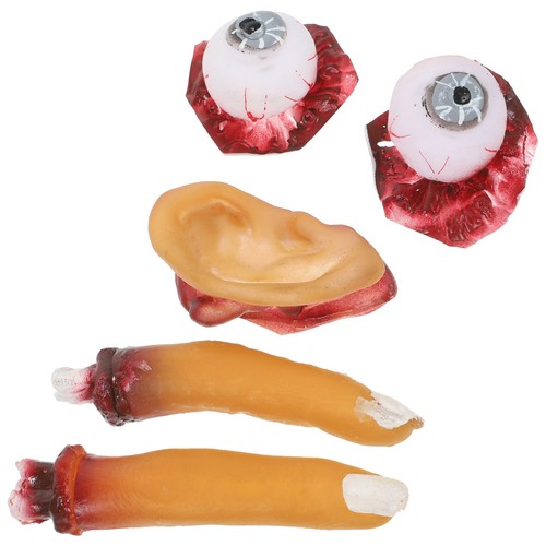 Halloween Horror Dita Finte Occhielli e Orecchie per Feste a Tema Spaventoso - Foto 4 di 18