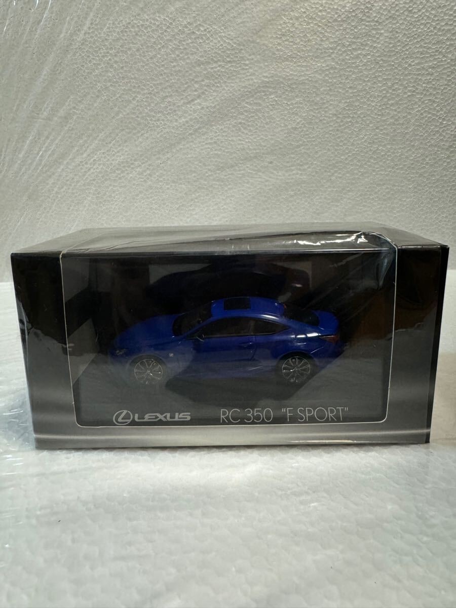 Lexus RC350 F SPORT 1/43 Scale Mini Car Heat Blue Model New with Box