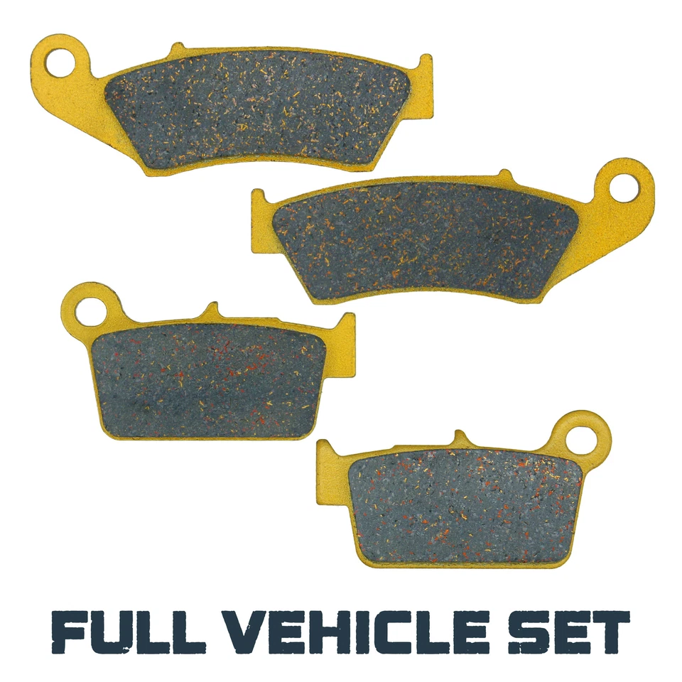 Yamaha YZ125/YZ250/YZ450F 2003-2007 Ceramic Brake Pad Set Front & Rear - Image 2 of 4