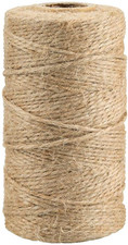 Natural Jute Twine String 656 Feet 2Mm Twine for Crafts Gift Wrapping Christm...