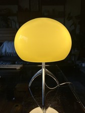 Fusion Lamp - Foscarini Lumiere Grande Base With 1970s Lime Green Mushroom Shade