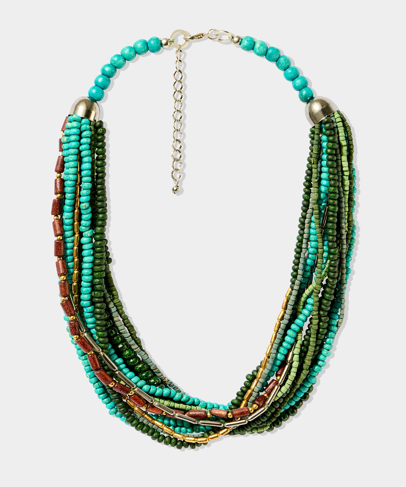 Joe Browns Women's Green Chunky Beaded Layered Necklace In - Image 2