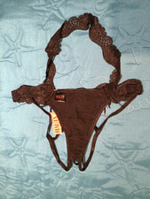 LACE TEDDY Black One Size New Never Worn