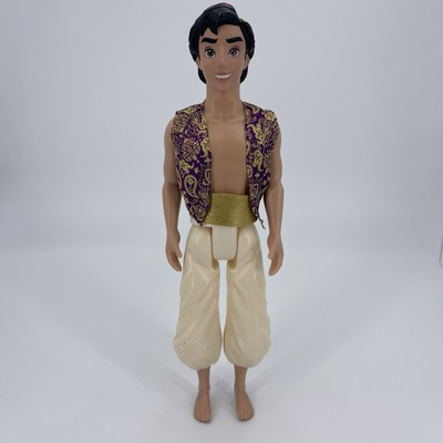 #ad Disney Barbie Aladdin 12 inch Doll Action Figure Purple Gold Vest Hasbro 2017 $19.97