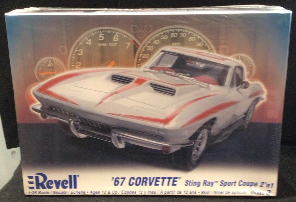 Maquette Plastique Revell Chevrolet Corvette 1967 - Échelle 1/25, Kit Neuf, Référence 14517