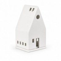 RäDer Design Teelichthalter Windlicht Zuhause Lichthaus Klein, 13 Cm Porzellan