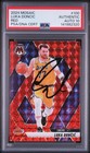 Luka Doncic Signed 2024 Panini Mosaic Red PSA/DNA Auto 10 #100 LA Lakers