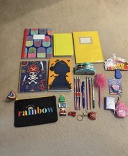 Big Bundle: Stationery, Notebooks, Tape Dispenser, Pencil case, Book, CardHolder