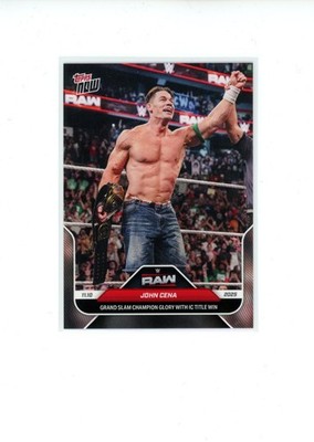 2025 Topps Now WWE John Cena #122 Grand Slam Champion Glory *READ* QTY AVAIL