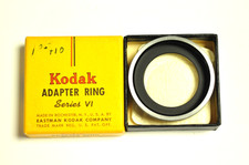 Kodak push on adapter w/31.5mm / 1 1/4" fitting to accept series VI filters. 2