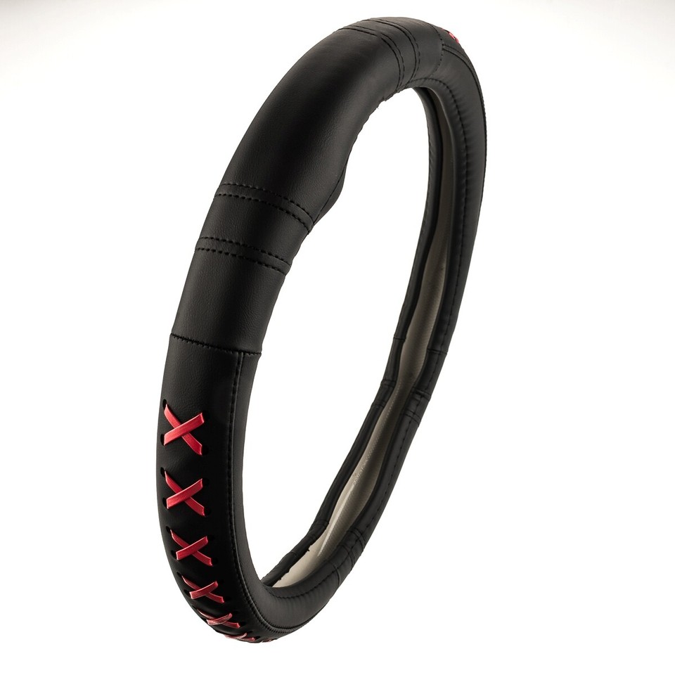 Volante Da Corsa OMP Corsica Successo - Pelle Scamosciata Nera E Rossa, Diametro 330/350mm - Foto 6