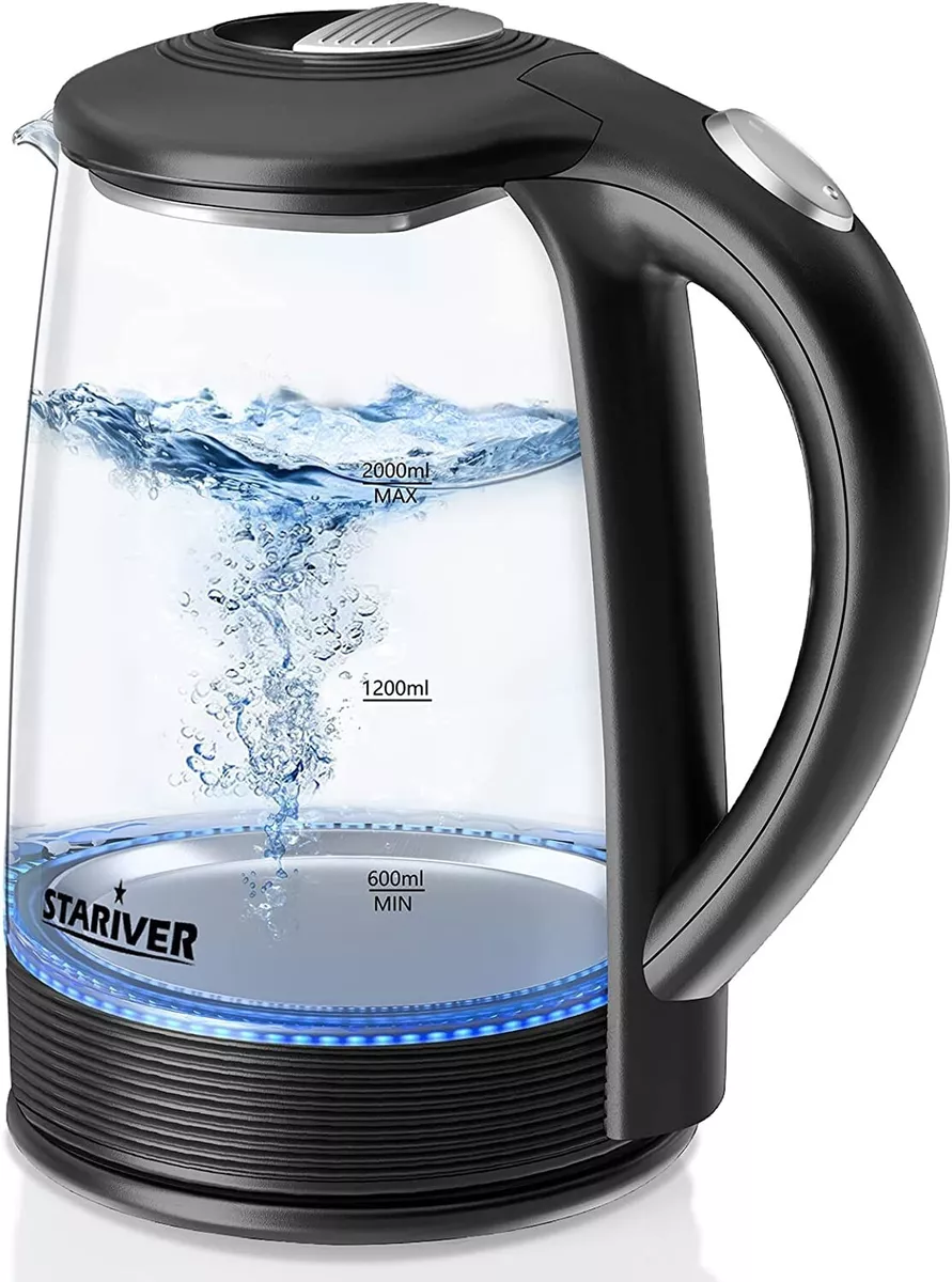 Hervidor De Agua Electrico Para Hervir Agua Rapido Cafetera Tetera Cafe Tea  2L