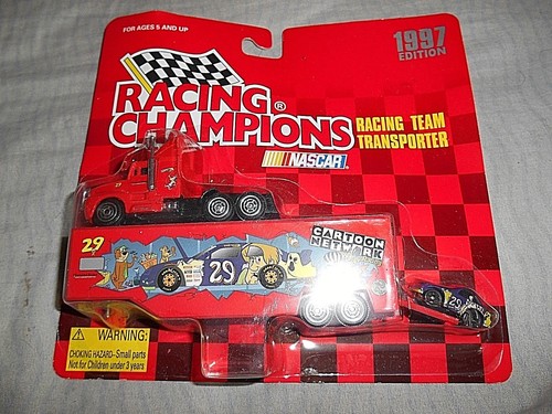 LOT OF 3 NEW UNGEÖFFNET 1996 1997 CARTOON NETWORK #29 NASCAR 1:64 & 1:144 SCALE - Bild 5 von 11
