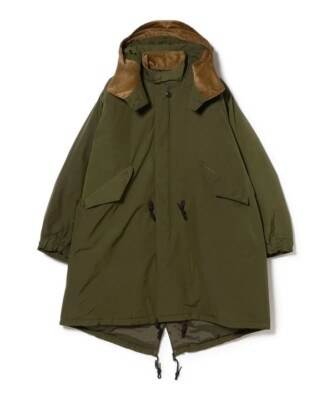 ASK availability First) BEAMS Barbour × BARACUTA Fishtail Parka