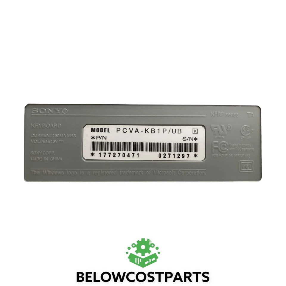 Vintage Genuine Sony PCVA-KB1P/UB Vaio 100-Key PS/2 Mechanical Keyboard - Image 4 of 4