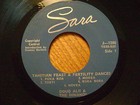 SARA/ CUCA 45 RECORD/ DOUG ALII &HIS HINANOS/TAHITIAN  FEAST/J-1280 BLUE LABEL — photo 1