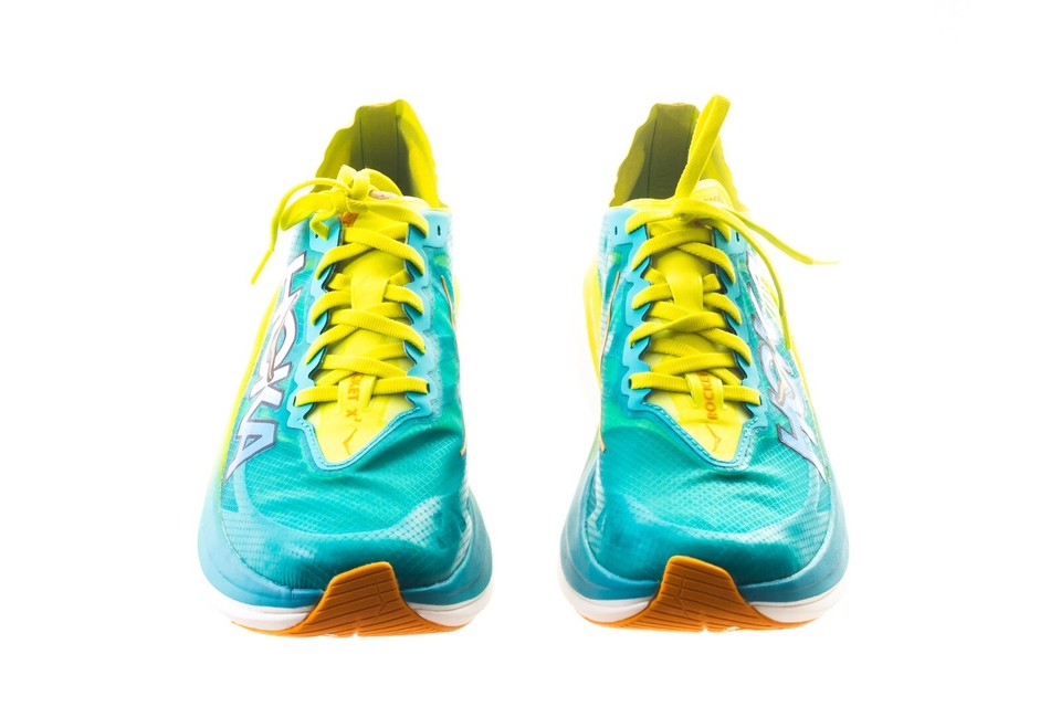 Hoka OneOne Rocket X 2 Running Shoes US Men 10 Ceramic/Primrose Run