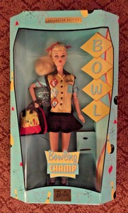 barbie bowling ball