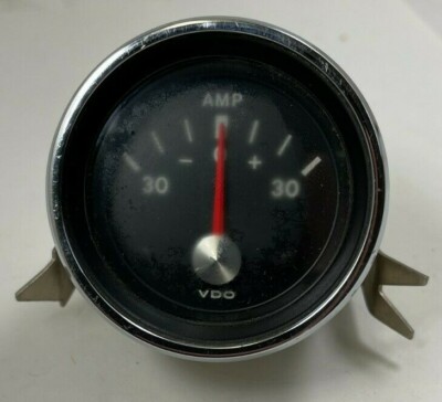 VDO MARINE Ammeter Gauge 2-3/8'' Diameter 30 - 0 - 30 Scale 12V - Made in Germany