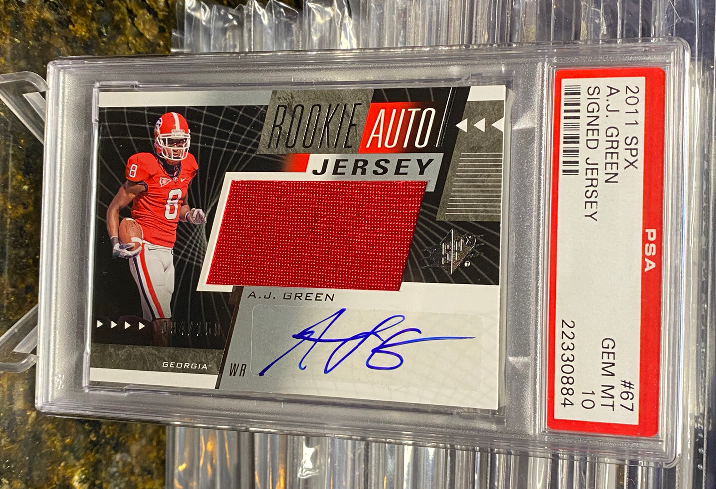 AJ Green Spx #67 Signed Jersey