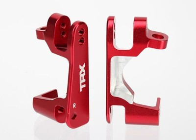 Traxxas C Hubs vorne links & rechts Alu Rot TRX6832R Slash 4x4 Rustler 4x4