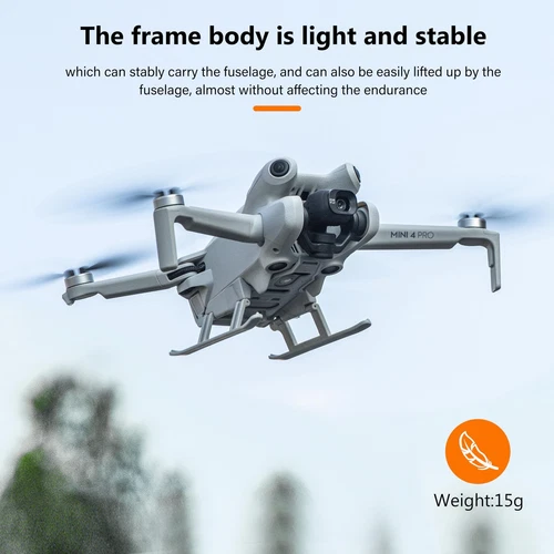 For DJI Mini 4Pro Drone Landing Gear Heightened Extend Landing Gear Accessories - Picture 6 of 16