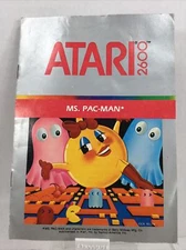 Ms. Pac-Man (Atari 2600, 1982) Only manual Bally Midway Namco
