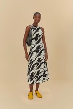 Farm Rio Brazil Panthers Midi Dress L