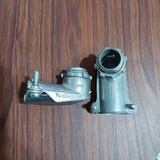  Qty-2  HALEX  91100,  Flex, ( 90°) CONNECTOR 1/2"  