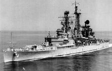 Postcard USS Little Rock CLG-4 Light Missile Cruiser