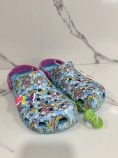 New Classic Lisa Frank Unicorn Clog Crocs NWT Size Womens 6