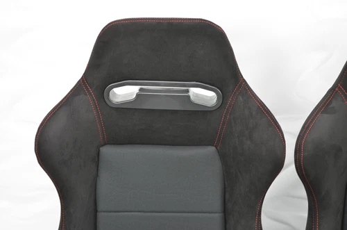 All out fab DC2 EK9 SR3 style reclinable seats BLACK 2pcs sliders Brand new