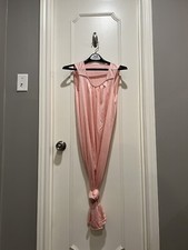Vanity Fair Vintage Size PTE / Small Nylon Long Pink Nightgown Lingerie
