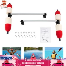 1 Pair Kayak Canoe PVC Stabilizer System Outrigger Arms Fishing Sidekick Kit