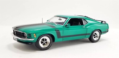 ACME 1/18 Retro Studios Exclusive 1970 Ford Mustang Boss 302 Green Diecast car